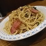 スパゲティ屋くぼやん - 塩ニンニク（大盛り）
