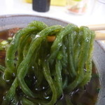 肉よも亭 - 2012年2月　よもぎ麺です