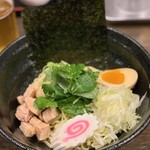 担々麺 にし森 - 期間限定　煮干し油そば　850円。