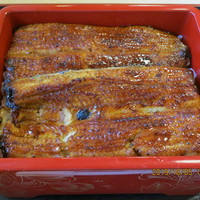 満寿家 - うな重特上（きも吸，お新香付）