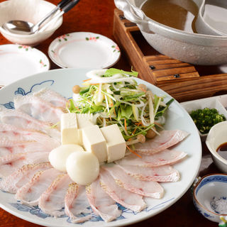 高級魚「のどぐろ」をふんだんに使ったコースをご用意