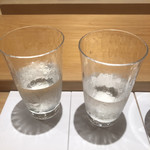 鮨 さかい - ドリンク写真:吉川と東条の呑み比べ