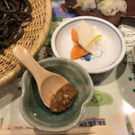 音威子府TOKYO - 蕎麦味噌に自家製ぬか漬け