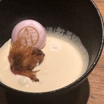焼肉 うしみつ - サラサラ粉雪のスノーパウダー 
      〜和栗とラムのクリームソース〜