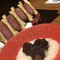 焼肉 うしみつ 恵比寿本店 - シャトーブリアンのカツサンド