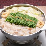 Kyoto Gion shabu shabu style Motsu-nabe (Offal hotpot)