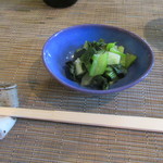 116949562 - お通しの「青梗菜のおひたし」