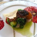 エリゼ光 - スズキのソテー ロマネスクのソース