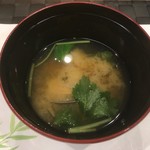 北新地 鮨 葵 - 味噌汁