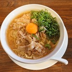 茜堂式肉そば大盛