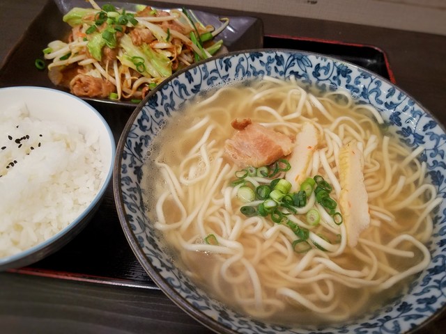 閉店 食堂びん玉 沖縄市 沖縄そば 食べログ