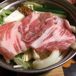 斉北荘 - 銘柄わかりませんが、豚肉うまし！すき焼き風