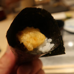 天ぷら料理 花歩 - 穴子天巻き