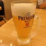 ぎょうざの満洲 - ビール　432円(込)
