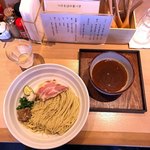 塩そば まえだ - 季節限定さんまのつけそば