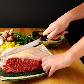 肉割烹の神髄がここに。肉師厳選！肉欲を揺さぶる肉料理。