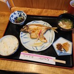 Kappou Ryokan Okamoto - 炙り定食（1320円）2019年10月