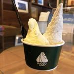 リッコジェラート - パッションヨーグルト、バナナ