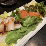 Izakaya Nihonichi Betsuentei - タコ&サーモンのカルパッチョ