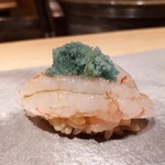 鮨 猪股 - ボタン海老　北海道噴火湾