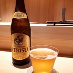 鮨 猪股 - エビスビール中瓶