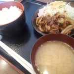 Chisanashokudo hukuro - 豚肉と玉ねぎの焼肉定食