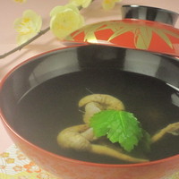 うなぎ肝のお吸い物