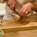 沼田 - 茨城 蓮根仕込み中