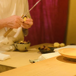 沼田 - 愛媛 栗仕込み中