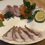 対馬のどぐろとイカ活き造り 博多 魚蔵 都ホテル店 - 