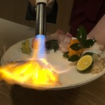 対馬のどぐろとイカ活き造り 博多 魚蔵 - 