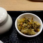 リンガーハット - お新香、柚子胡椒