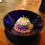 そば屋 案山棒 - アイスクリーム(チョコミントでした)