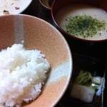 和彩 あきら - とろろ飯。おいしい！