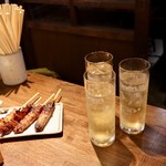 Hoa Jao Yakitori Piri Ritori - 焼き鳥とデュワーズハイボール