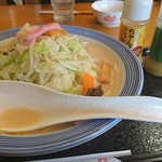 リンガーハット - 野菜たっぷりちゃんぽん！ドレッシングめちゃ合います！