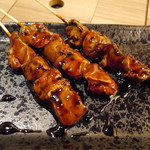 地鶏の鶏膳 - レバー（タレ）