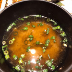 土鍋炊ごはん なかよし - 味噌汁