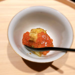 温石 - 焼きなすとイクラ