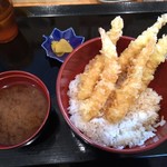 Yanagase Tempura Kurabu - 海老天丼　820円