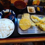 柳ヶ瀬天ぷらクラブ - クラブ定食　700円