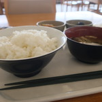 東奥日報本社 社員食堂 ひまわり - ご飯は多め