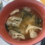 東奥日報本社 社員食堂 ひまわり - 味噌汁