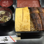 逢坂山 かねよ - 特きんし重(御飯大盛り) きも吸物付き