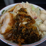 ラーメン二郎 - 高菜\50