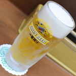 鳥の小川 - 生ビール中（６００円＋税）２０１９年９月