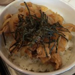 みどり食堂 - 料理写真:ミニ焼肉丼の拡大画像です。