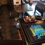 カフェ＆レスト みどり - 店内の1人用座席が有るゲームコーナーです。