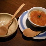 月 - 納豆のムース　柚子胡椒ゼリー添え　￥735