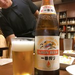 新香園 - 生ビールじゃ無く、大瓶